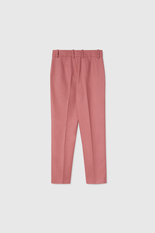 Straight-cut trousers in cool wool