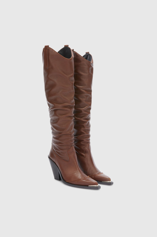 High soft calfskin Texan