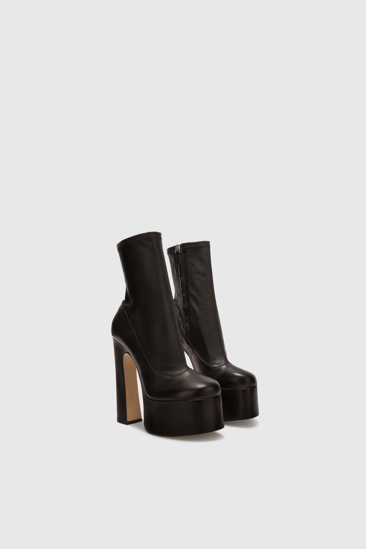 Nappa leather ankle boot