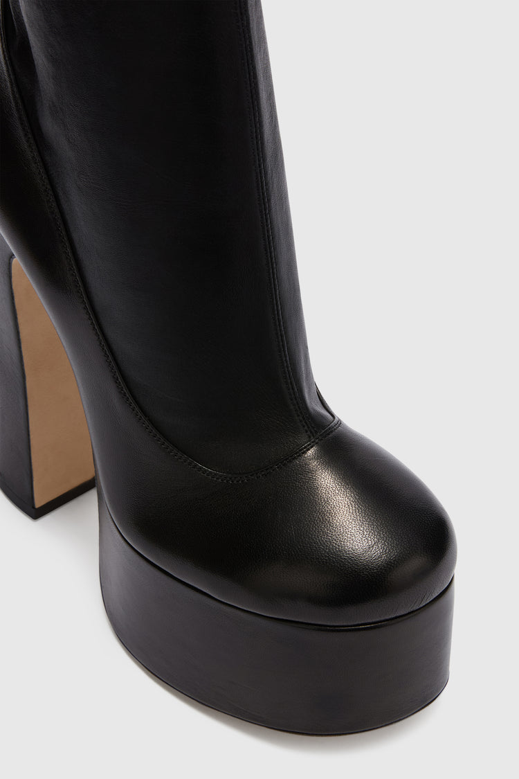 Nappa leather ankle boot