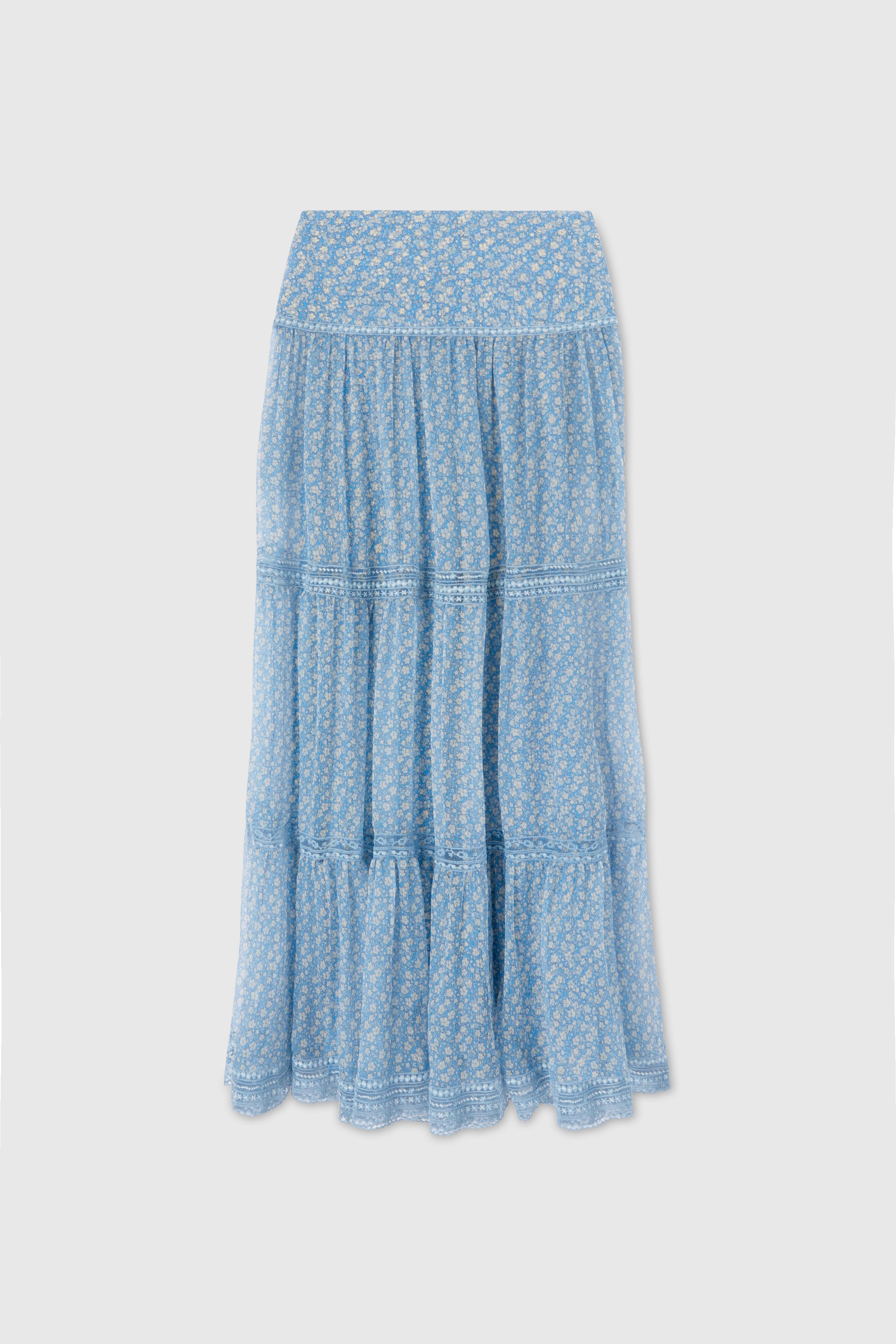 スカート ERMANNO SCERVINO Woman Skirt Gnawed Blue D462O706HKC 34200 ERMANNO SCERVINO: Skirt woman - Gnawed Blue | Ermanno