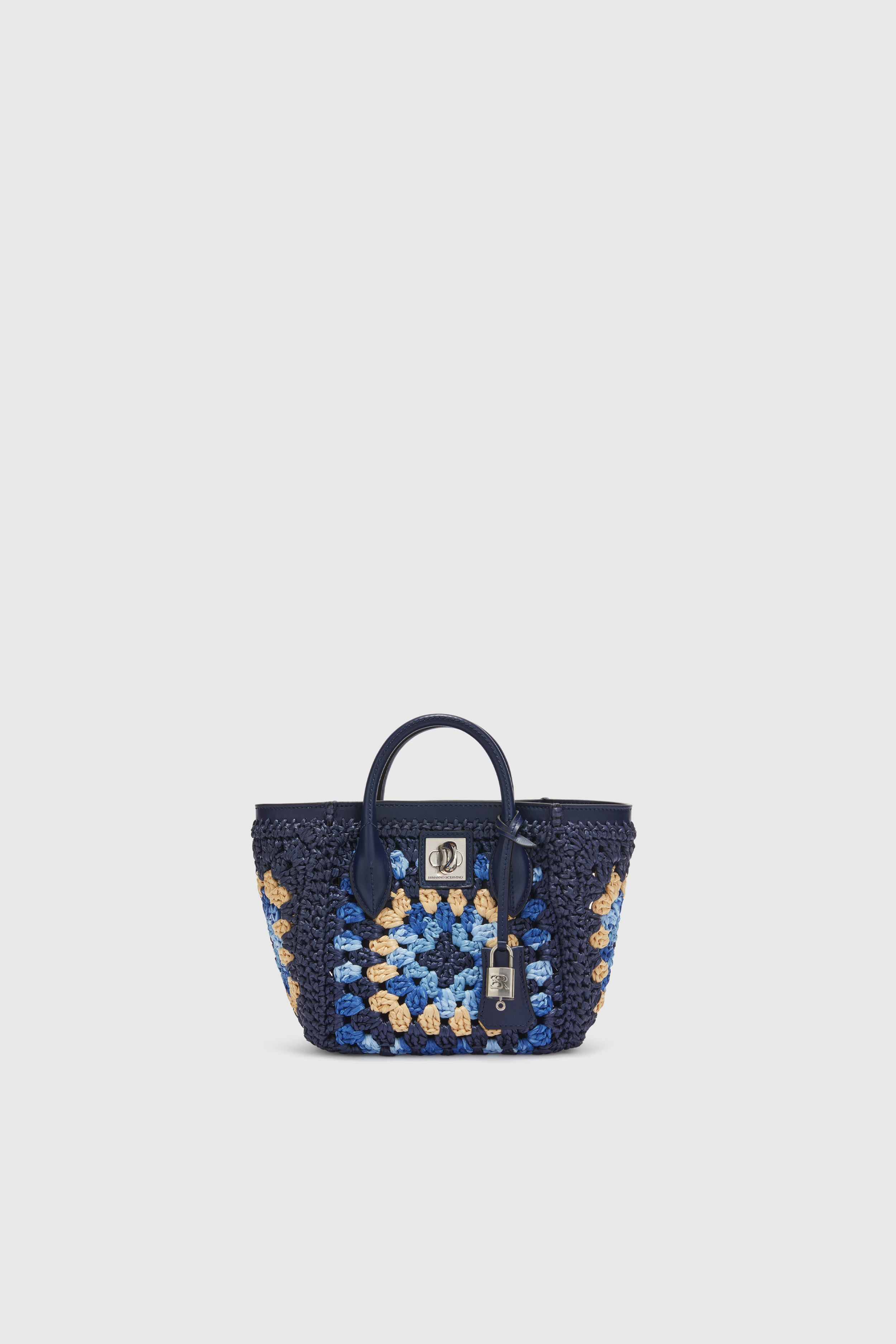 【25SS NEW】ERMANNO SCERVINO / Medium Maggie デニムバッグ Maggie bag collection: women's cross body bags | Ermanno