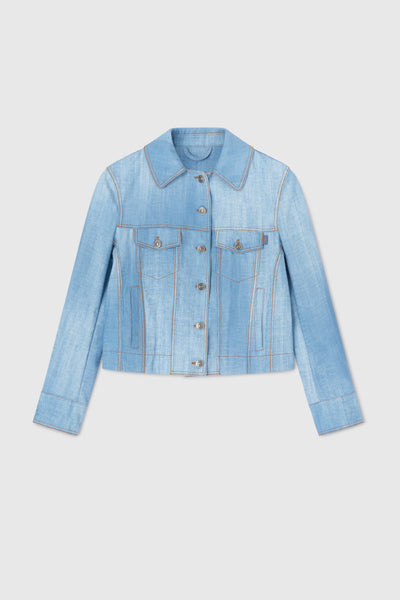 ジャケット ERMANNO SCERVINO Woman Jacket Denim D467I729QMV S4217 D467I342EMY-S4217-01_95144a70-