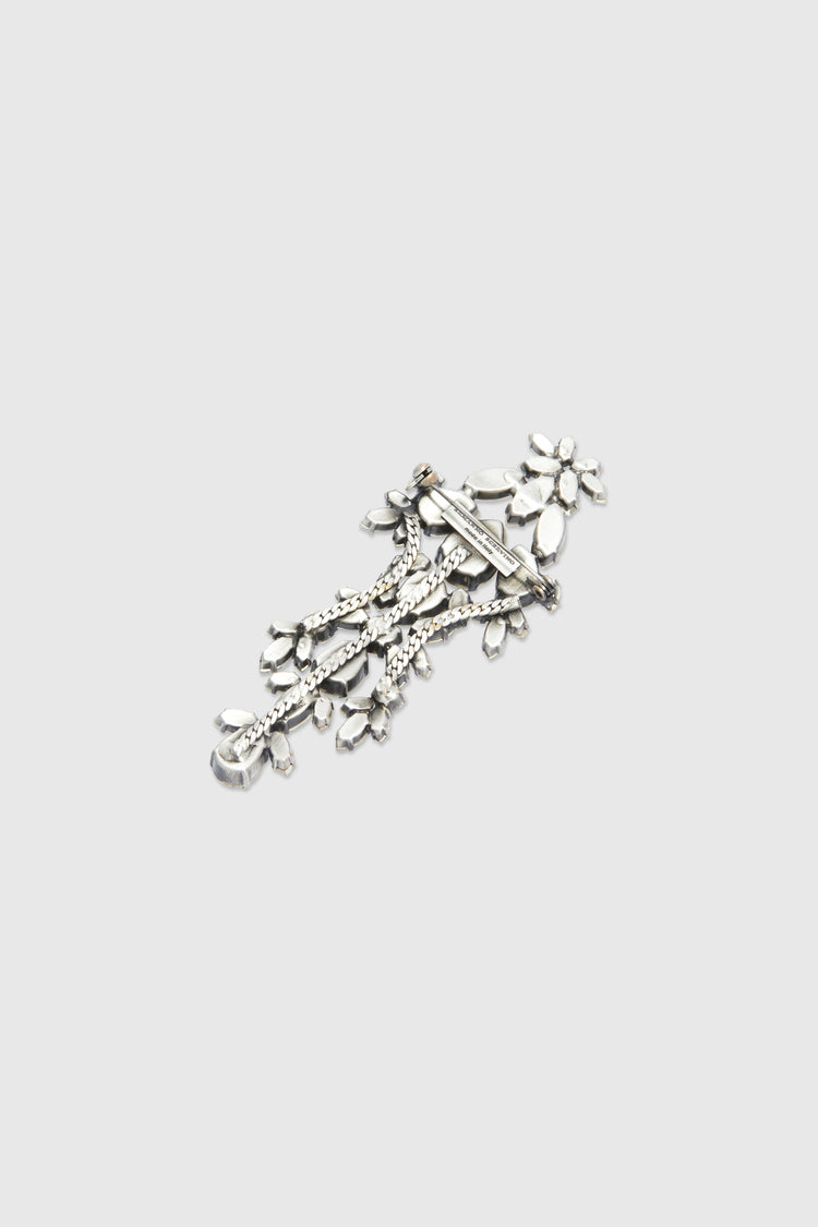 Chandelier brooch with crystals