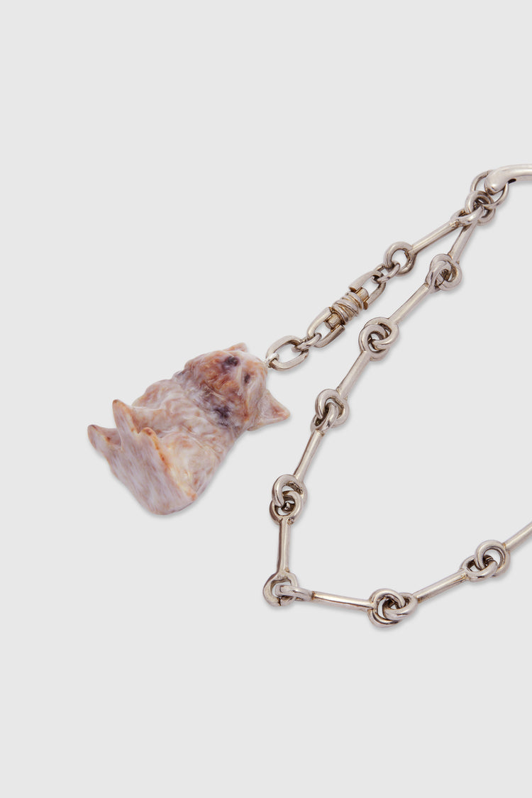 Jeans chain with hook clasp and Maggie resin charm