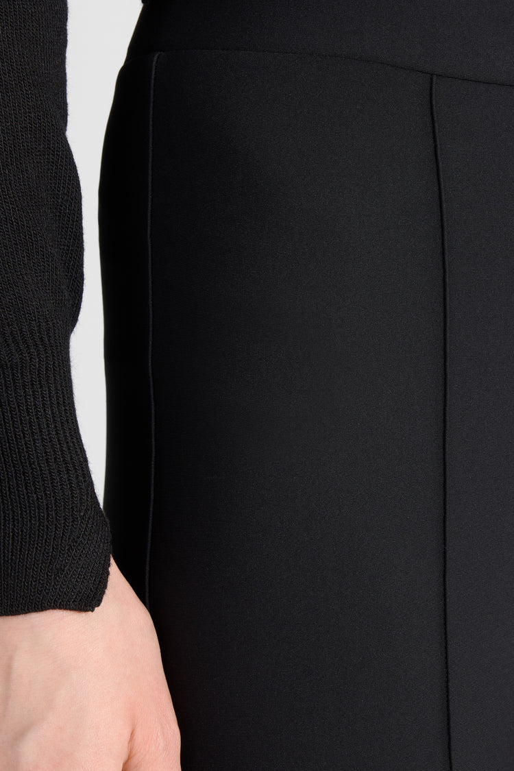 Pantalon évasé en jersey double