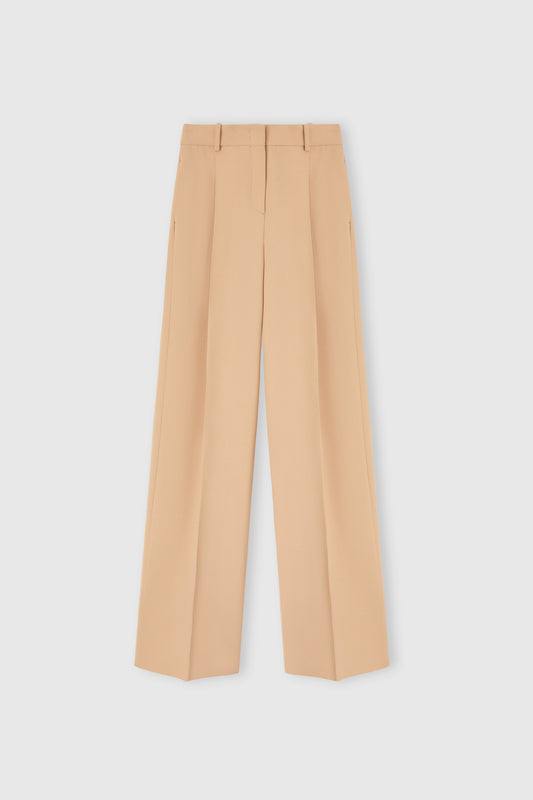 Palazzo trousers in technical cady