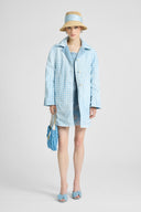 Technical fabric caban with vichy interior