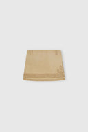 Suede Mini Skirt with Handcrafted Embroidery