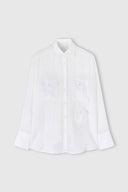 Oversized ramie shirt