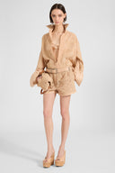 Silk lingerie-inspired bra