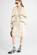 Cotton Muslin and Valencienne Lace Dress