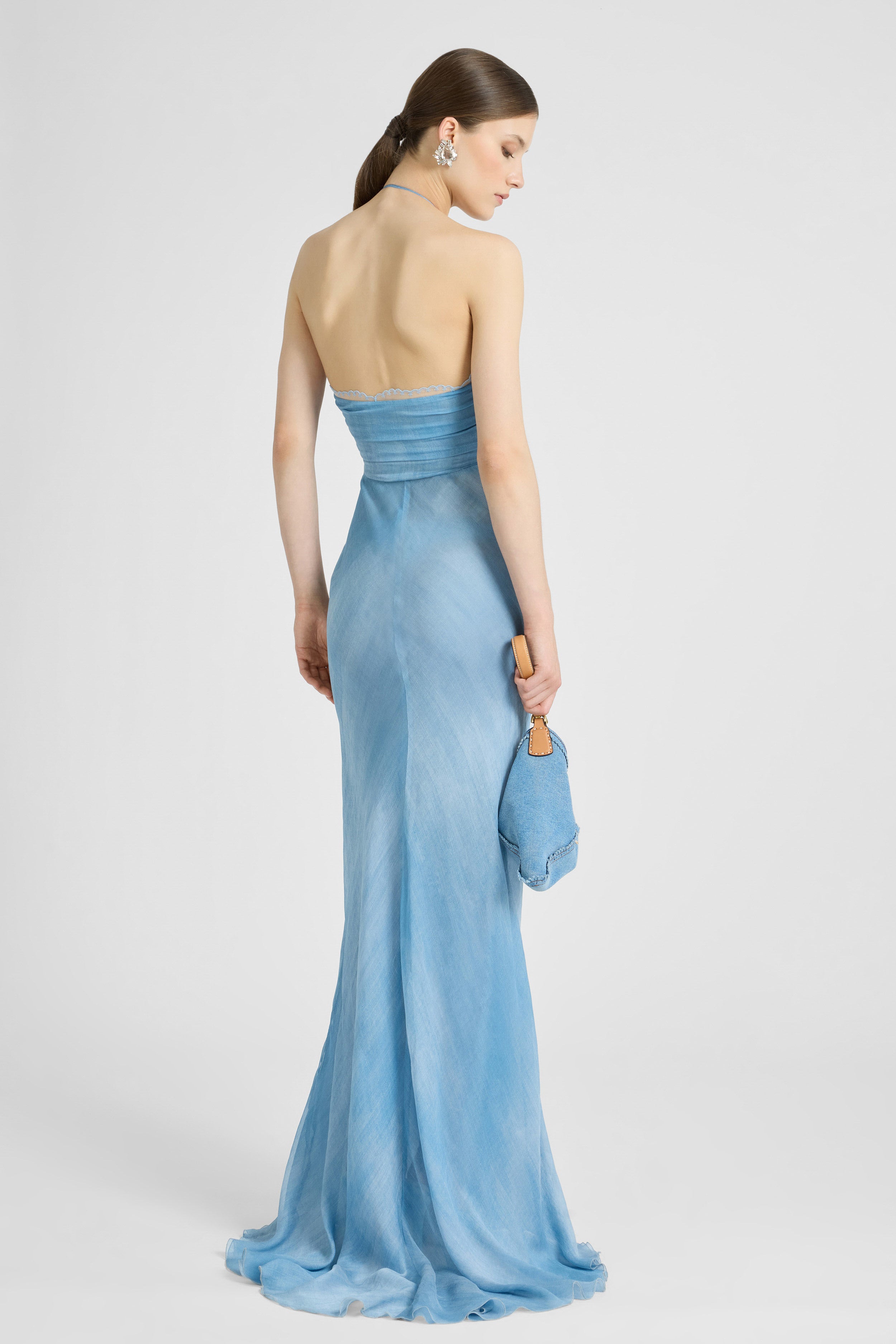 ERMANNO SCERVINOノースリーブAラインワンピース フリル 美品 ERMANNO