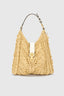 Natural Raffia Hobo Bag