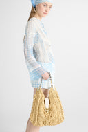 Natural Raffia Clio Bag