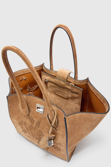 Maggie Medium in Suede Calfskin