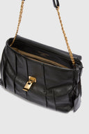 Joy shoulder bag with flap and chain handle