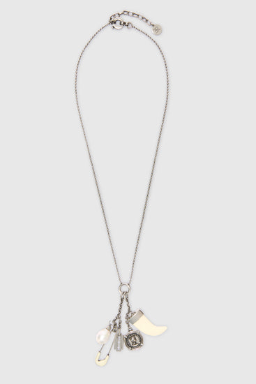 Pendant necklace with lucky charms