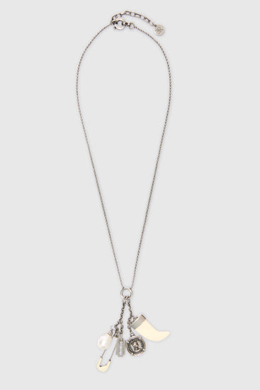 Pendant necklace with lucky charms