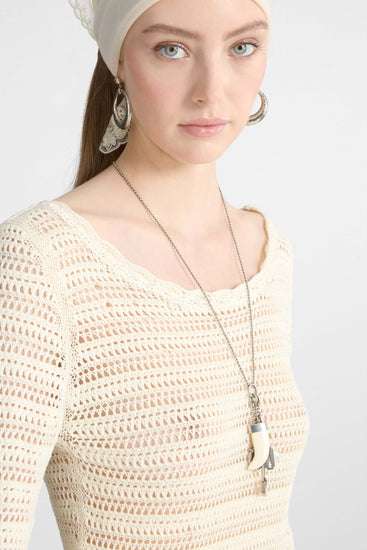 Pendant necklace with lucky charms