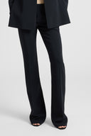 Pantalon bootcut en mélange de viscose