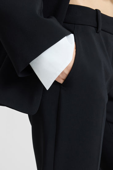 Pantalon bootcut en mélange de viscose