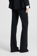 Pantalon bootcut en mélange de viscose