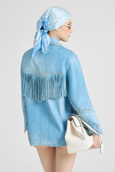 Jeans print marocain jacket