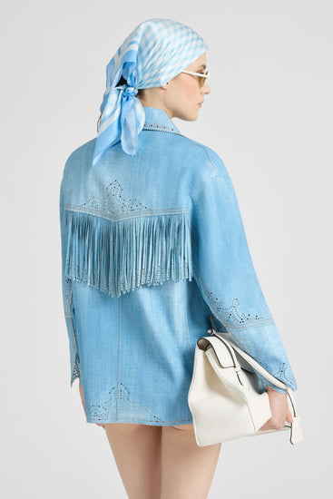 Jeans print marocain jacket