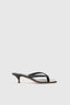 Chic thong sandal with 5 cm heel