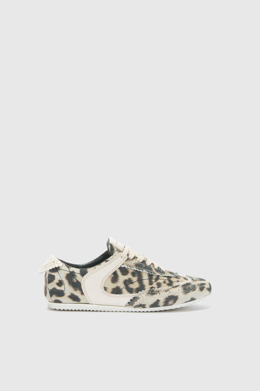 Winner sneakers in natural spotted suede