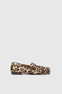 College loafer in spotted calf hair