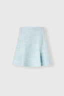 Mini skirt in medium-weight jacket wool with resca pattern