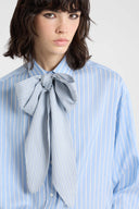 Silk Gingham Tie Scarf