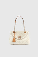 Joy – Knitted Shoulder Bag in Diamond Pattern