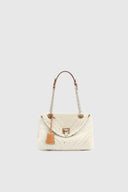 Joy – Sac porté épaule en maille à losanges