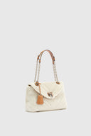 Joy – Sac porté épaule en maille à losanges
