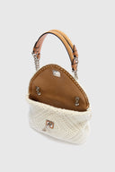 Joy – Knitted Shoulder Bag in Diamond Pattern