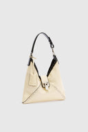 Clio – Mini Hobo Bag in Bicolour Vintage Sheepskin Leather