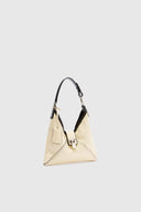 Clio – Mini Hobo Bag in Bicolour Vintage Sheepskin Leather