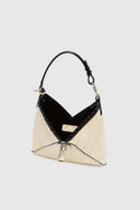 Clio – Mini Hobo Bag in Bicolour Vintage Sheepskin Leather
