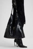 Clio Maxi Hobo Bag in Vintage Nappa Shearling