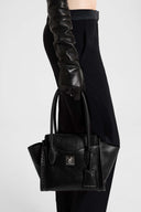 Amanda Mini Double Handle Bag in Vintage Nappa Shearling