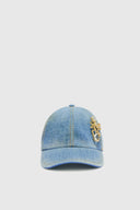 Denim baseball cap