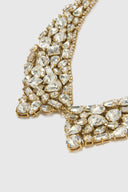 Crystal statement collar necklace