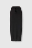Gonna Tubino in Misto Lana e Cashmere con Cinturino Regolabile