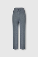 Pantalone in Misto Lana con Cinturino Regolabile