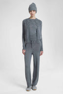 Pantalone in Misto Lana con Cinturino Regolabile