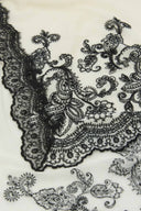 Pashmina Yarn Stole with Floral Rose Embroidery in Wool Thread