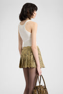 Virgin Wool Ribbed Knit Camisole